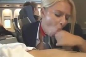 Stewardess gives extra services