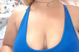 Amateur BBW Girl Webcam Show