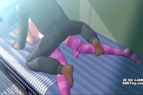 3D Horny Busty Animated Teen Fucked By Thief
