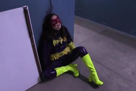 Face sitting on Batgirl clones