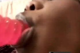 Hot african doll in nets gets a hot anal pounding