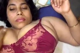 Indian chubby aunty fucks with a man