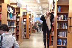 BralessForever Nude In Library Patreon Video