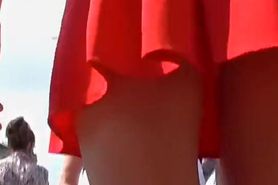 The almost all spectacular upskirt closeup