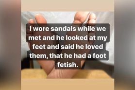 MALE FOOT FETISH STORY