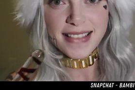 Harley Clause Fucks A Candy Cane HER SNAPCHAT - BAMBI18XX
