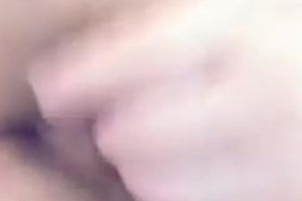 Korean webcam girl shows her huge tits