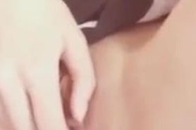 japanese girl is masturbating