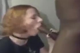 girl get fucked by a few of black cocks