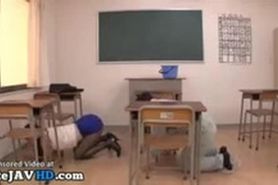 japanese beautiful teacher banged by servant