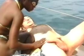 Black Amateur With Sexy Bat Gets Stripped And Fucked Rough On Beach