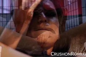 Crush Girls - Romi Rain vaping while she masturbates