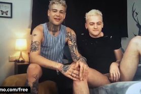 Bromo - Tattooed, British Vers Couple Mickey Taylor And Ronnie Stone Screw Bareback And Cum