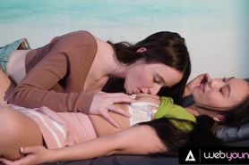 Hazel Moore Fucks Her Sick Gf Kimmy Kimm At The Infirmary While Waiting For The Doctor