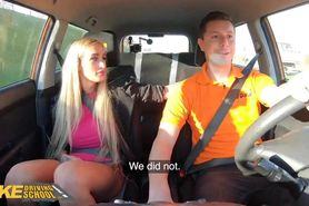 FakeDrivingSchool Daisy Lee thinks Blowjob Lessons Are More Fun