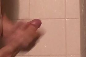 Masturbating in the shower