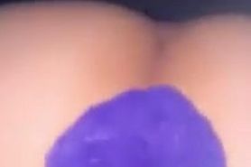 Butt hole Bunny Plug Play Dripping in cum for you to see baby