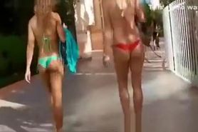 Two Girls in Sexy Bikinis