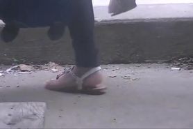 My sexy neighbor shows her hot feet