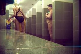 Hidden cameras in public pool showers 1045