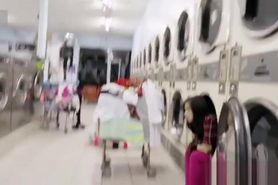 Sexy Latina Annika Eve Fucks In Laundromat