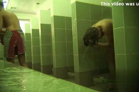 Hidden cameras in public pool showers 616