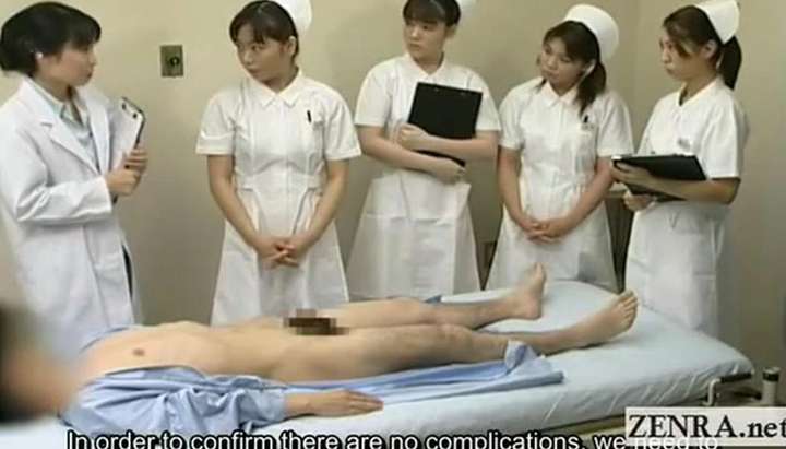 Japanese Nurse Abuse - Subtitles CFNM Japanese hospital blowjob - Tnaflix.com