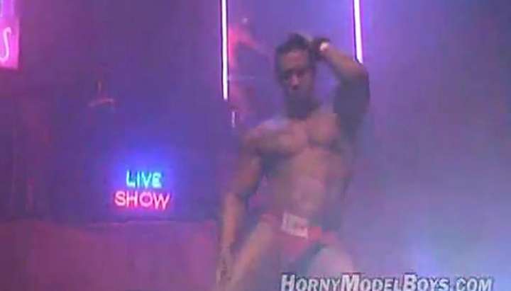Fat Hairy Stripper - Male Stripper Dances With Huge Boner - Tnaflix.com