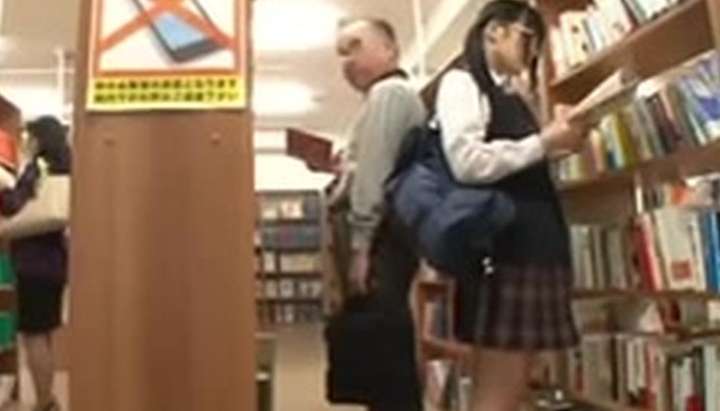 Japanese Librarian Porn - Nasty Old Dude and Japanese Schoolgirl In A Library - Tnaflix.com