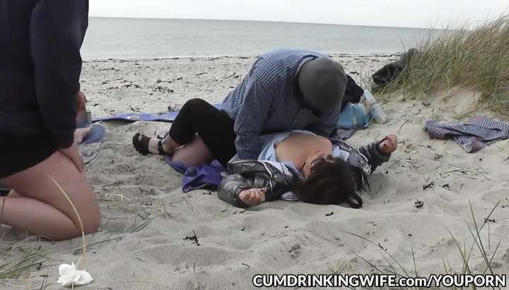 Real Beach Sex Drunk - Slutwife Marion creampied by many strangers on public beaches -  Tnaflix.com, page=4