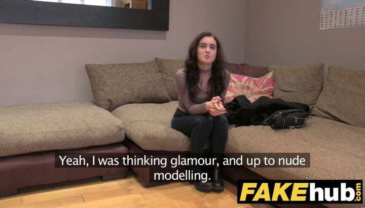 Fake Agent Casting Couch - Fake Agent UK Petite teen gets cum splattered face on casting couch -  FakeAgent UK - Tnaflix.com