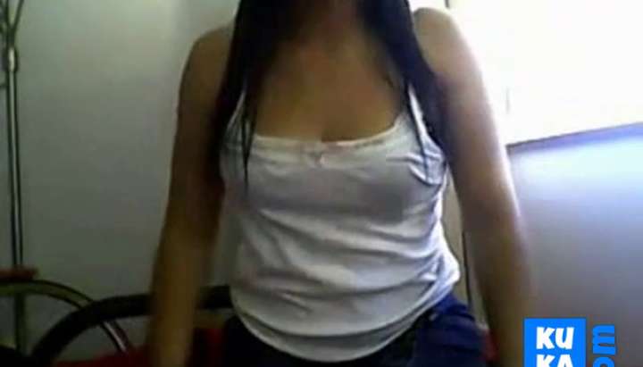 Hacked Webcam Boobs - Hacking web cam of NOT my cute sister Stolen video - Tnaflix.com
