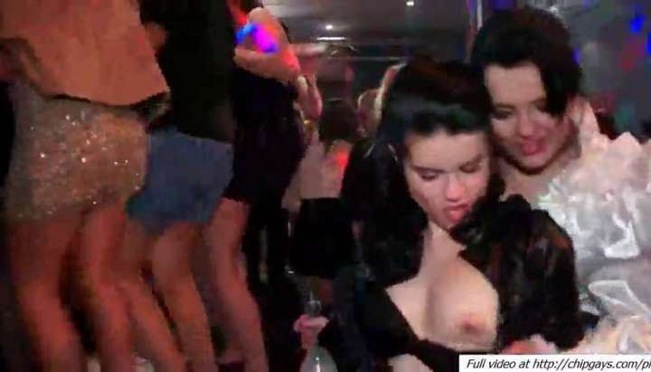 Party girls petting her boobs and dance - Tnaflix.com