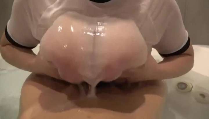 720px x 411px - Wet Paizuri (Tits fuck) and cum under her white wet clothes - Tnaflix.com
