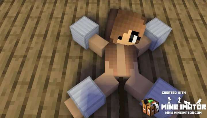 Minecraft Hardcore Porn Cartoons - minecraft girl tied up on the floor and fucked by machine - Tnaflix.com