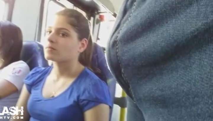 Sex With Teen On Public Bus - Bulge Flash Teen on Bus - Tnaflix.com