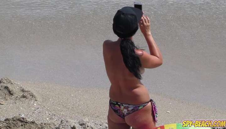 Topless Voyeur Beach Amateur MILFs image