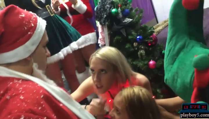Christmas Party Orgy - College amateur xmas party turns into a wild fuck orgy TNAFlix Porn Videos
