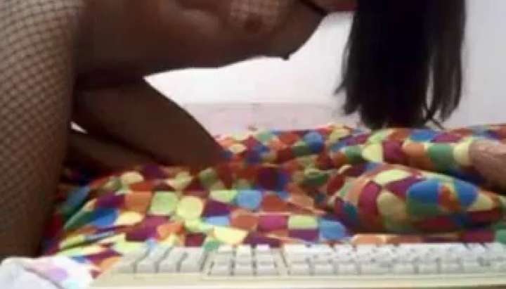 Slutty camgirl does cam show in fishnet stoc - video 1 Porn Video -  Tnaflix.com