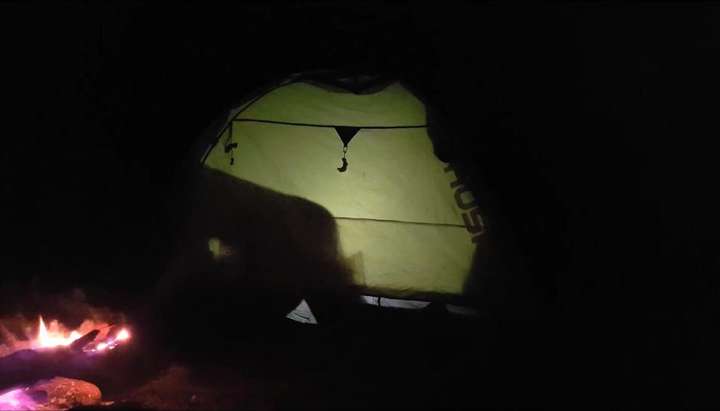 Shadow sex in tent near camp fire TNAFlix Porn Videos pic