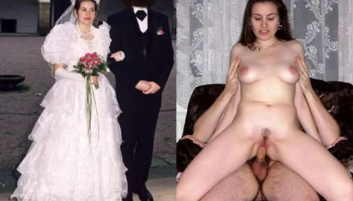 homemade brides dressed undressed and fucked cuckold big tits cock lingerie  compilation - Tnaflix.com