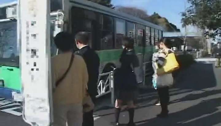 Secret Sex Bus - The bus was so hot - Japanese bus 8 - Hot go-betweens!! - Tnaflix.com