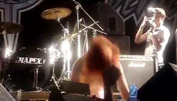 Concert - sexy girls flashing public nude rock concert striptease TNAFlix Porn Videos