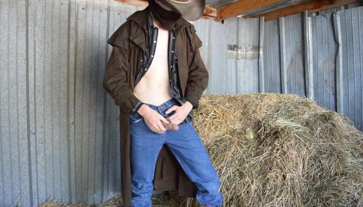 720px x 411px - Hung Redneck Country Boy Cowboy Secretly Fucking in the Barn - Boots Trench  Coat Hat - Tnaflix.com, page=2