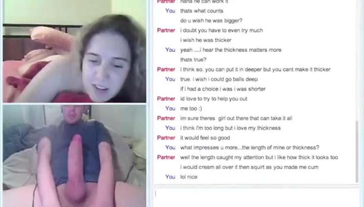 720px x 411px - Girl Finds Guy Bigger Than Her Boyfriend On Omegle And Cybers With.Mp4 -  Tnaflix.com