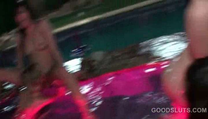 Awesome college gangbang by the pool with sexy teens TNAFlix Porn Videos