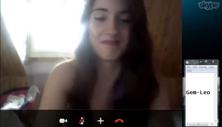 720px x 411px - Skype Special - Beautiful 18 Year old - Credit to Gem-leo - Tnaflix.com