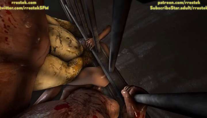 3d Anime Lara Croft - Lara Croft fucked brutally in every hole in Prison 3D Animation TNAFlix Porn  Videos