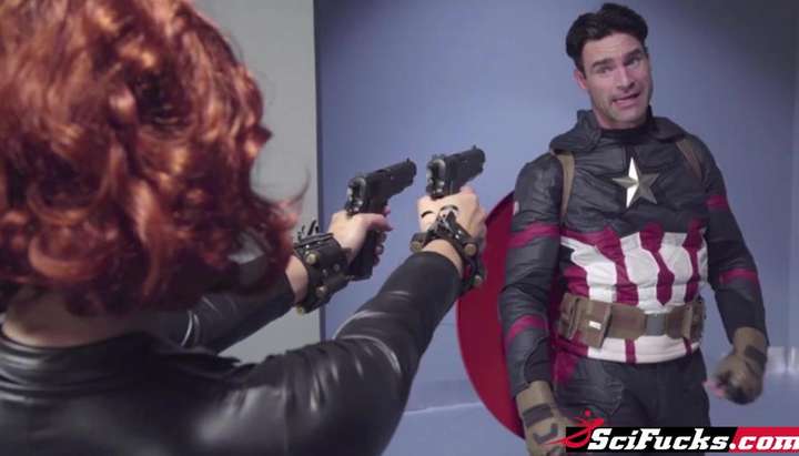 A Porn Parody Of Captain America And Black Widow photo pic