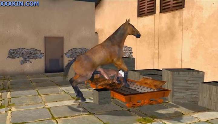 Horsexxxhorse - 3D Animation - Ciri with Horse TNAFlix Porn Videos